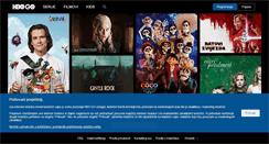 Desktop Screenshot of hbogo.ba