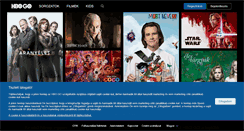 Desktop Screenshot of hbogo.hu