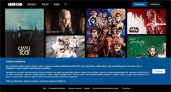 Desktop Screenshot of hbogo.sk