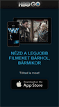 Mobile Screenshot of m.hbogo.hu